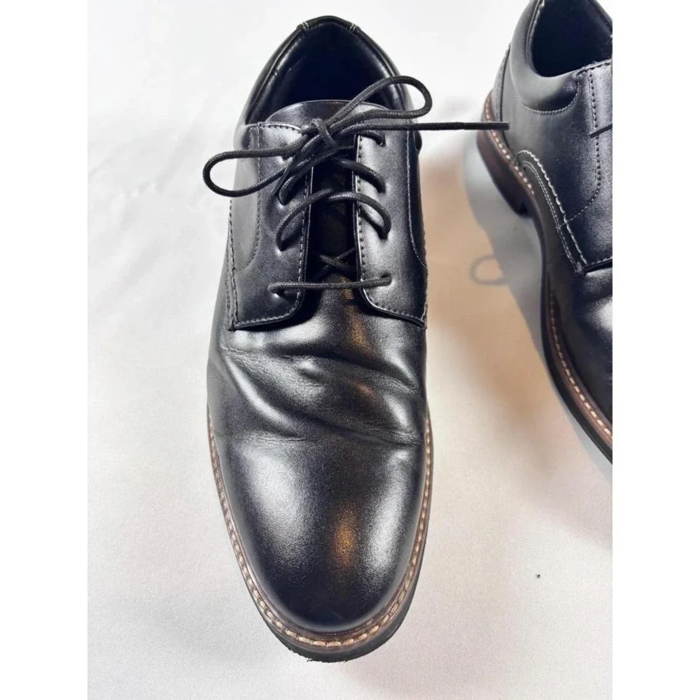 Men's Nunn & Bush Dress Shoes US 10W‎ Leather Oxford Derby Black Work Wedding